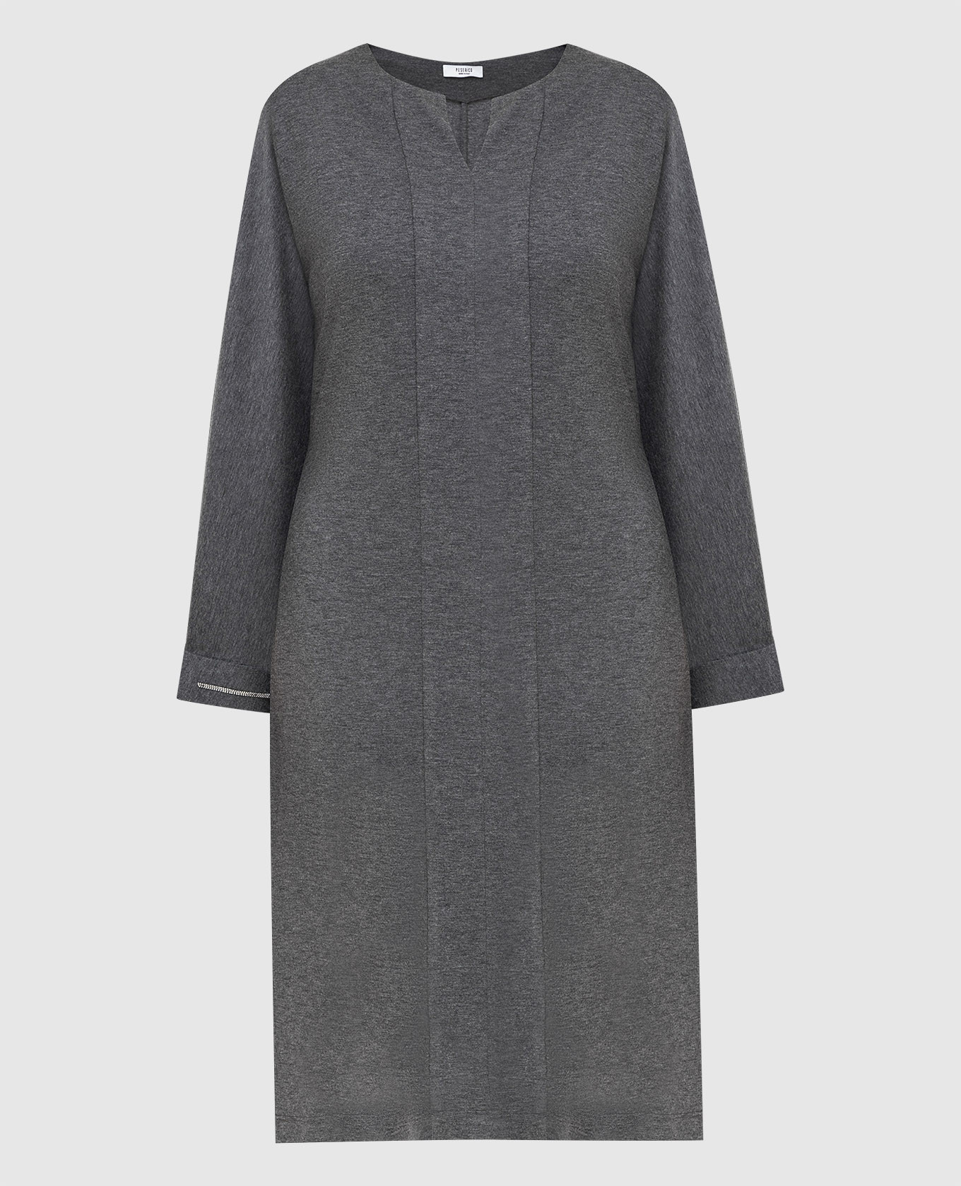 

Gray dress with slits Peserico, Grey