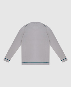 Stefano Ricci Kid's Gray Monogram Jumper K818010G01Y17219