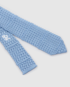 Stefano Ricci Children's blue silk tie YCRM2600SETA