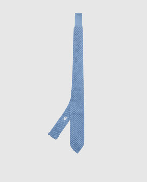 Stefano Ricci Children's light blue silk tie YCRM1600SETA