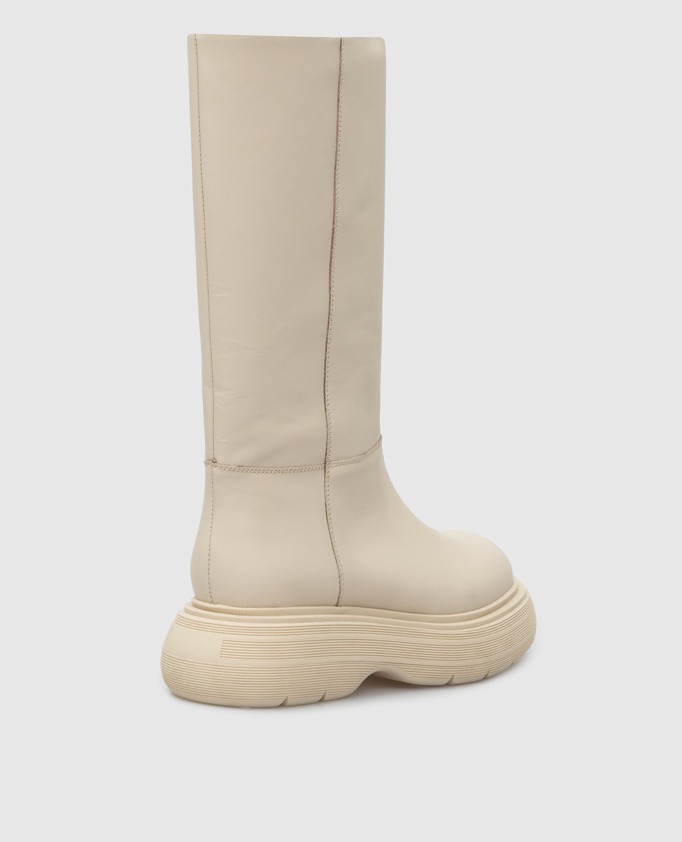 

Marte Bis Tan Leather Boots Gia Borghini, Beige
