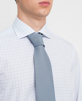 Stefano Ricci Blue patterned silk tie CH31051