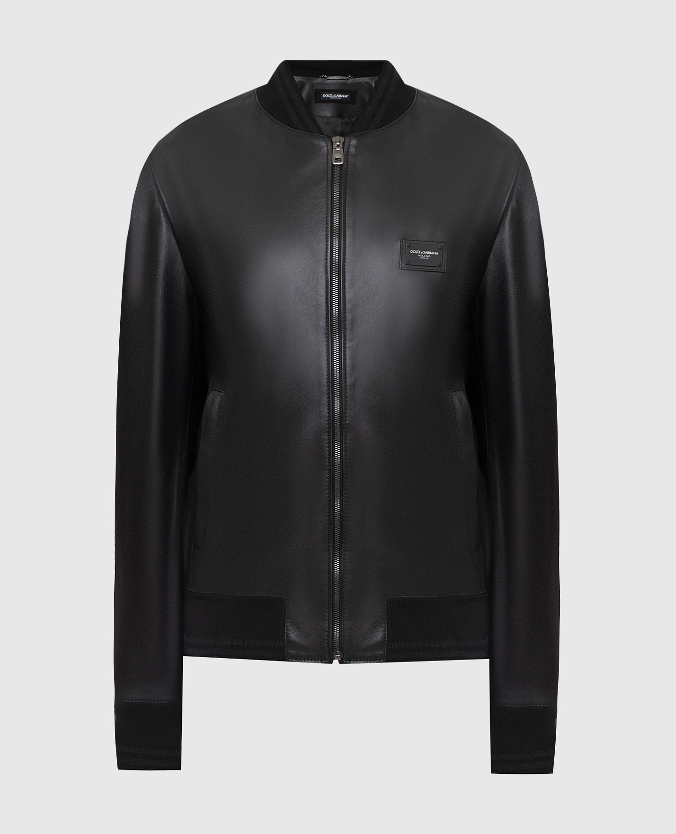 

Leather bomber jacket Dolce&Gabbana, Black