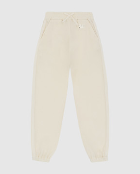 Ermanno Scervino Children's light beige wool sweatpants PL071016