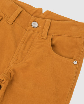 Stefano Ricci Children's mustard pants YFT9400020CT002A