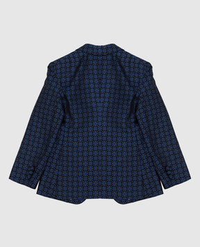 Stefano Ricci Children's patterned silk jacket Y1RF731000HC4716