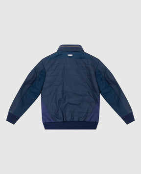Stefano Ricci Children's blue silk and cashmere jacket YAJ740010R12059R