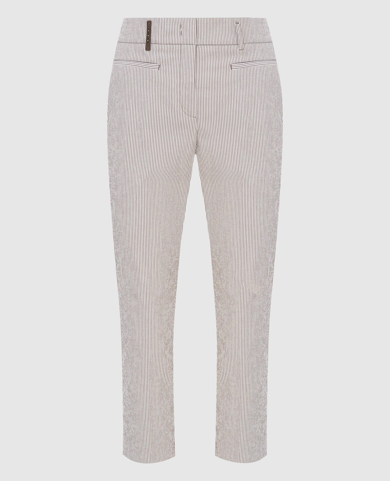 

Dark beige trousers Peserico
