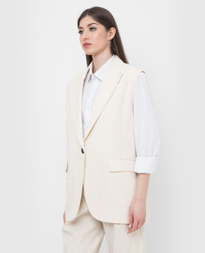 Brunello Cucinelli Light beige vest MH1262812