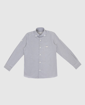 Stefano Ricci Children's checkered shirt YC003559LJ1775