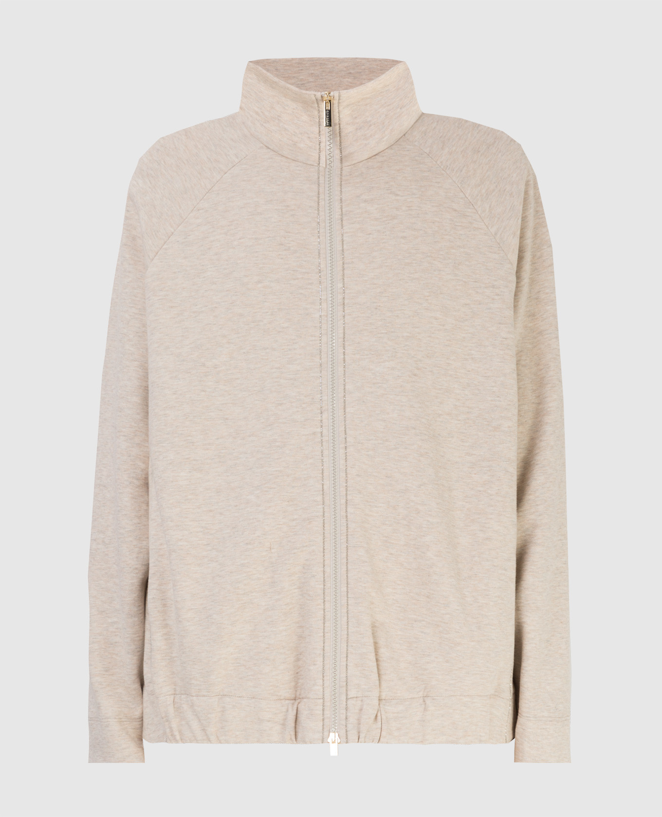 

Sweatshirt with chains Peserico, Бежевый