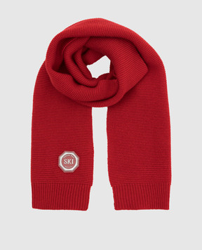 Stefano Ricci Children's light burgundy cashmere scarf KYS8300SCISY6480