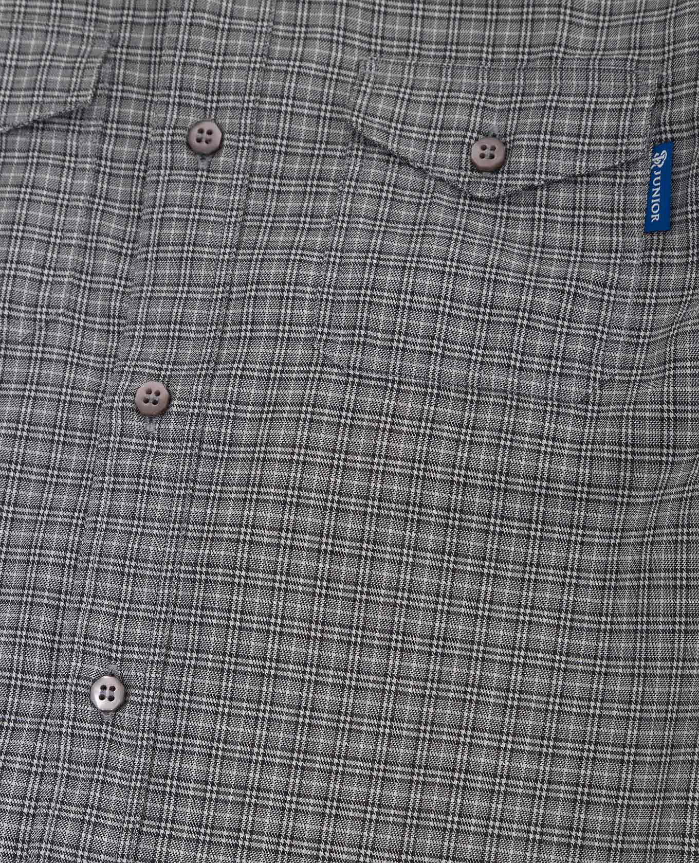 

Children's checkered shirt Stefano Ricci, Grey
