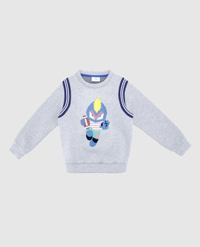 Fendi Children's gray sweatshirt JMH06569
