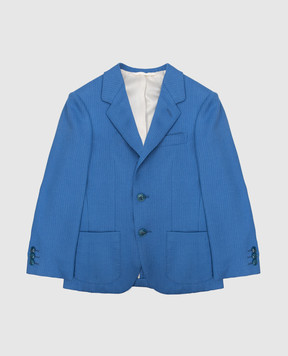 Stefano Ricci Children's cashmere and silk blazer Y1RSGD22T0HC4247