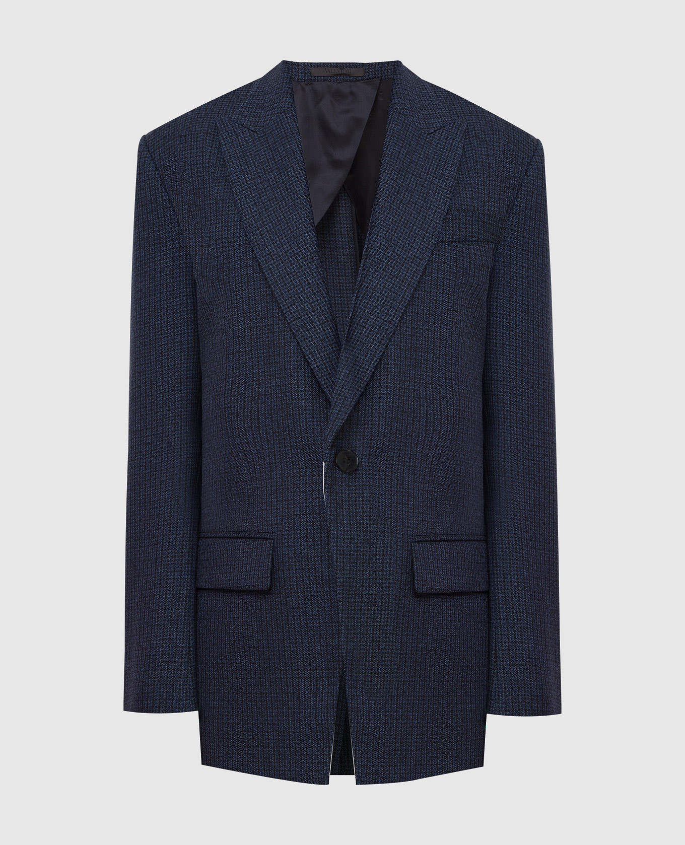 Plaid wool blazer Valentino