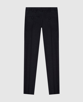 Stefano Ricci Children's dark gray wool trousers Y1T0900000W610