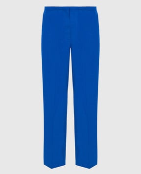 NINA RICCI Cropped trousers with monochrome overflow 21ECPA004CO0969