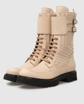 MYM Ivor leather boots with straps IVOR