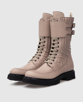MYM Ivor Beige Leather Boots IVOR