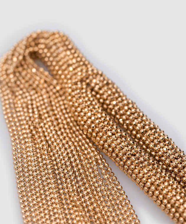 ネックレス・ペンダント BRUNELLO CUCINELLI FW24 Tie necklace (MCOW9G221 C736) Brunello Cucinelli - Golden necklace with chains MCOW9G221
