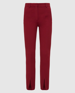 Victoria Beckham Burgundy trousers TRSLM2809