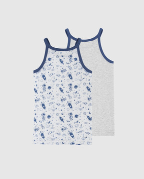RiminiVeste Children's set of two T-shirts with prints AI8592
