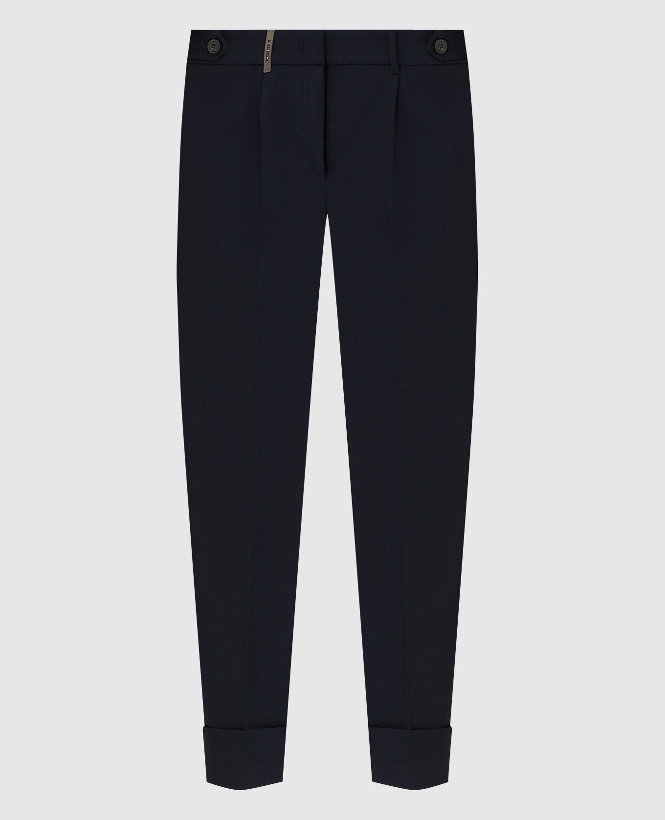 

Navy blue pleated trousers Peserico