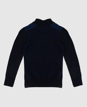 Stefano Ricci Patterned wool jumper for children KY02018L01Y18404