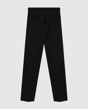 Stefano Ricci Children's black wool trousers Y1T0950000160509