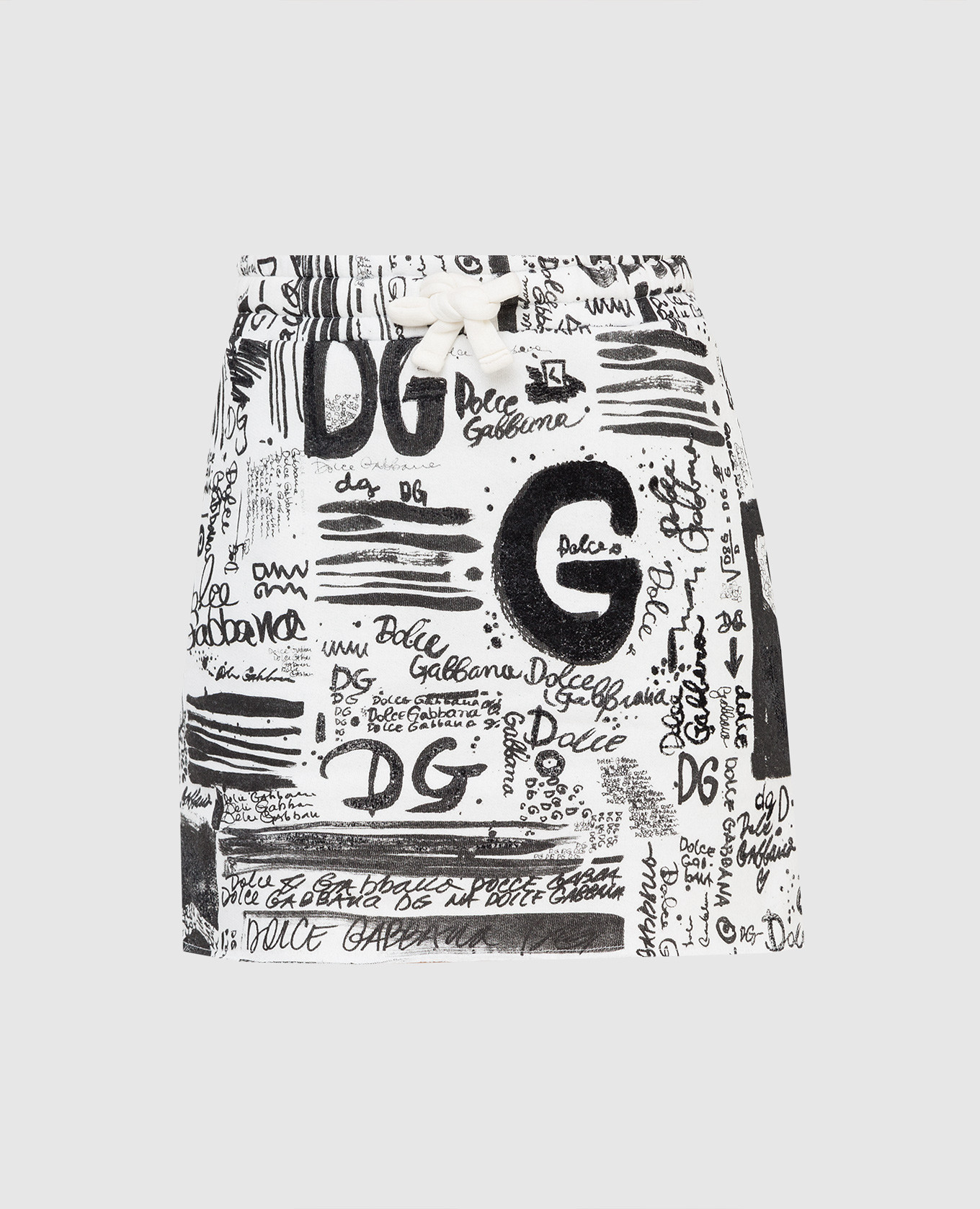 

Mini skirt in 'Graffiti' print Dolce&Gabbana, White