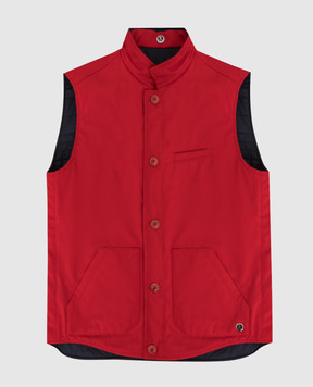 Stefano Ricci Children's reversible silk vest YAJ7200080SETEC1