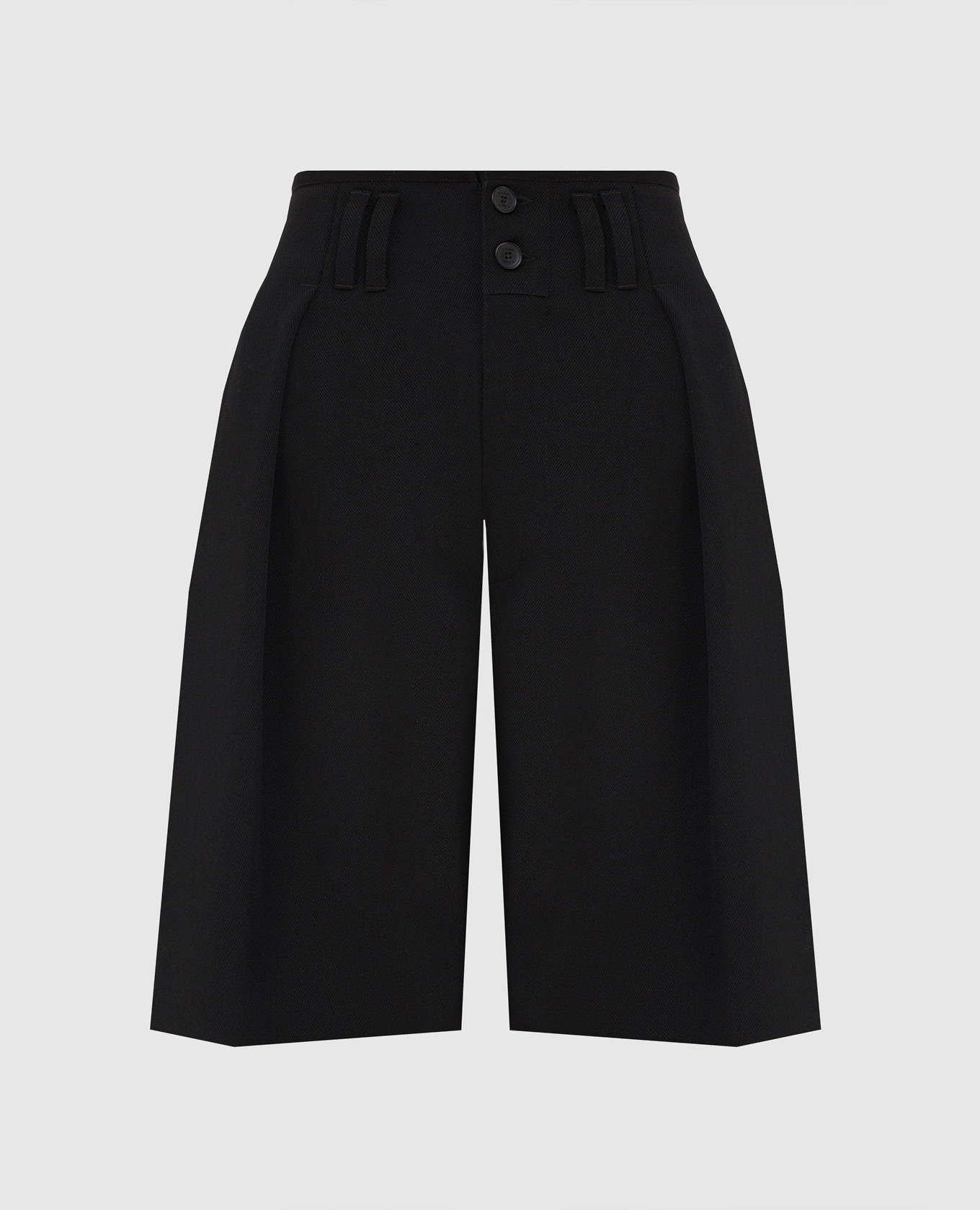 

Black wool shorts Etro, Черный