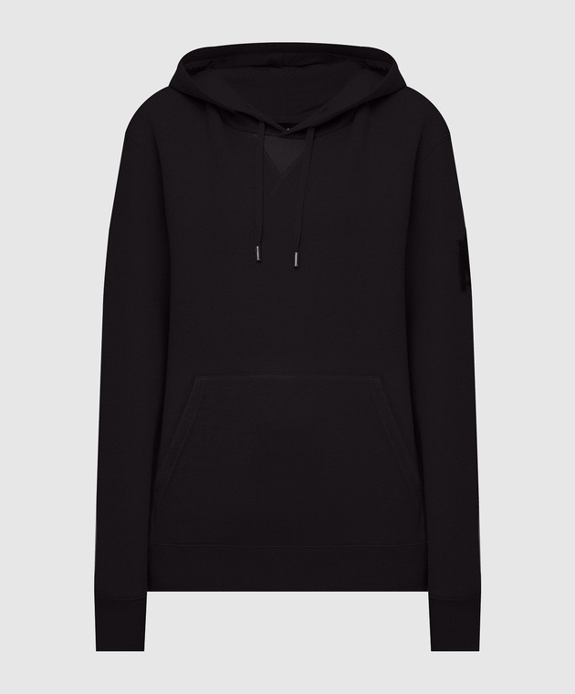 Mackage - Krys black logo hoodie KRYSR - shop with European