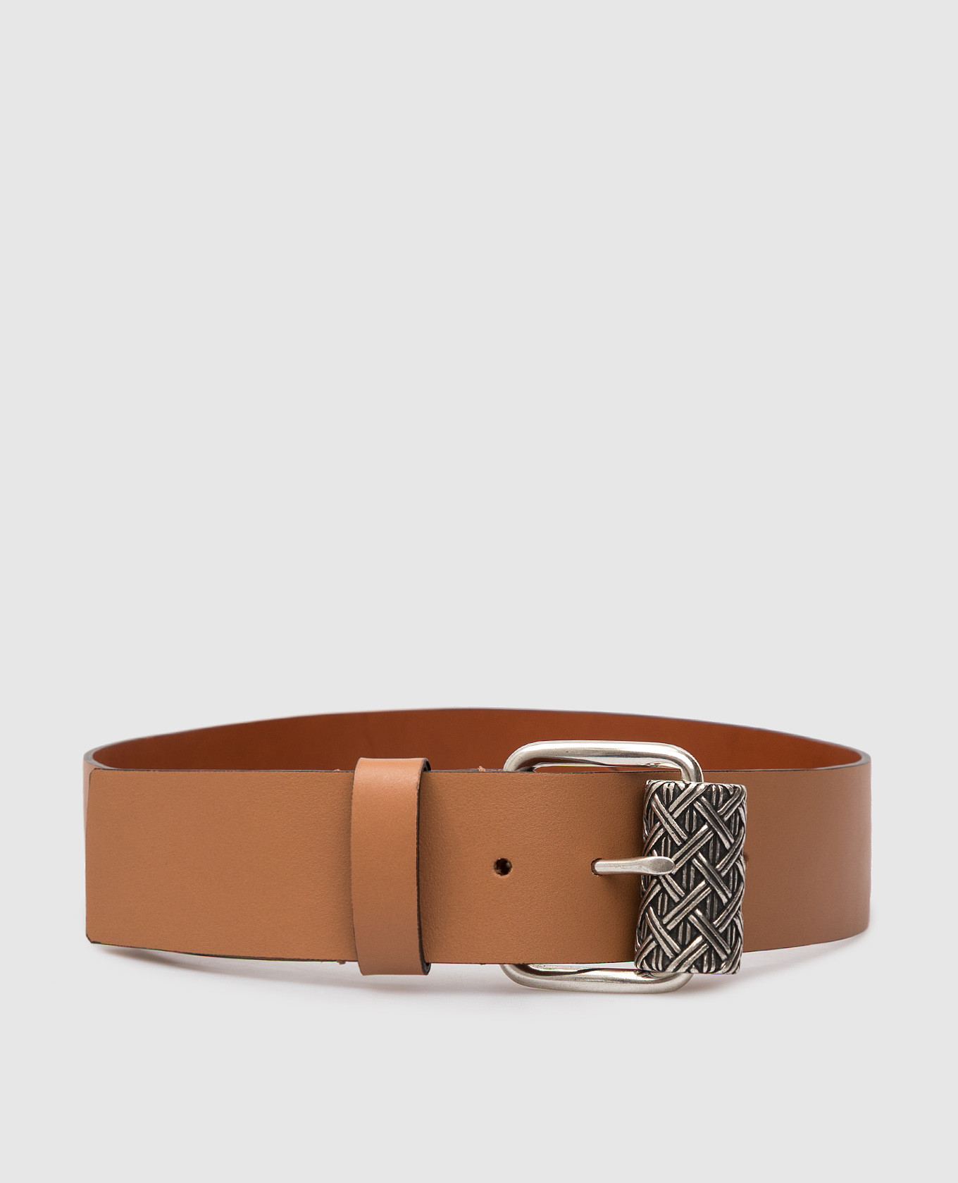 

Tan leather belt Etro, Brown