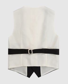 Stefano Ricci Children's black wool vest Y2EF206000160509