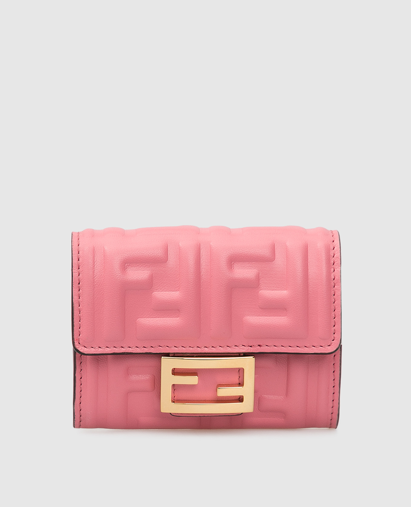 

Leather cardholder "Baguette" Fendi, Pink