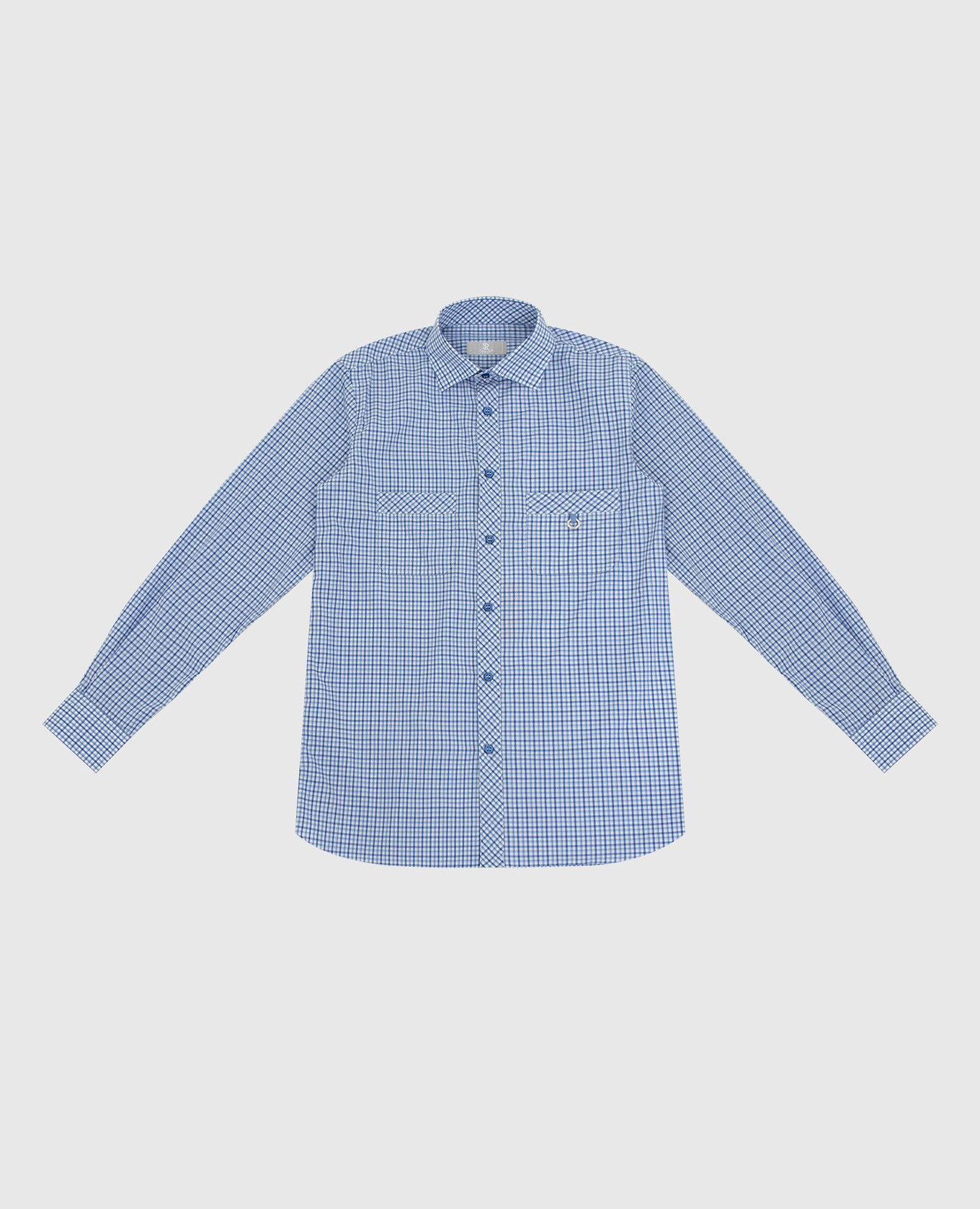 

Children's checkered shirt Stefano Ricci, Blue