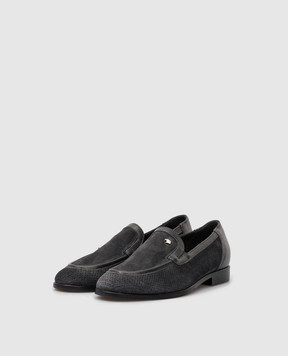 Stefano Ricci Baby suede slippers YRU59CG892SDSDVT
