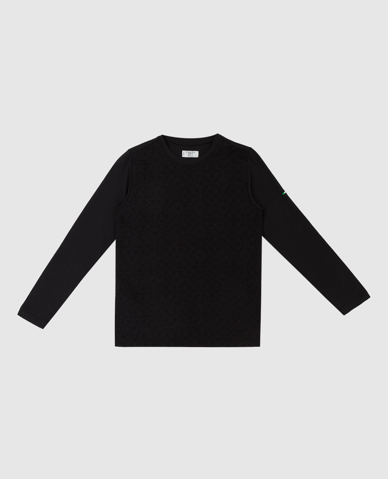

Children's dark gray longsleeve with embroidery Stefano Ricci, Серый