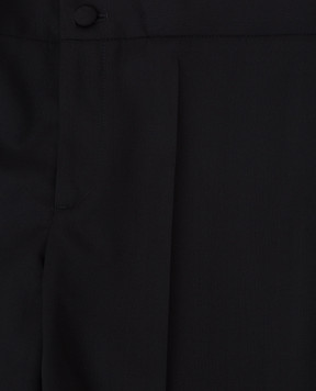 Stefano Ricci Children's black wool trousers Y2T9500000T00061