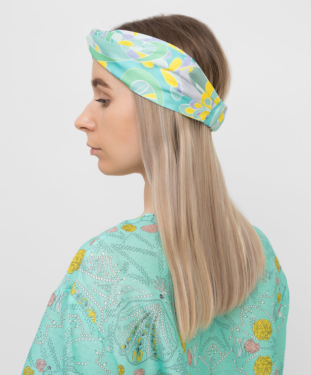 Emilio pucci headband Pucci - Printed headband Emilio Pucci main image 4