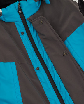 Stefano Ricci Children's ski jacket with contrast panels YAJ6S00050HN0007