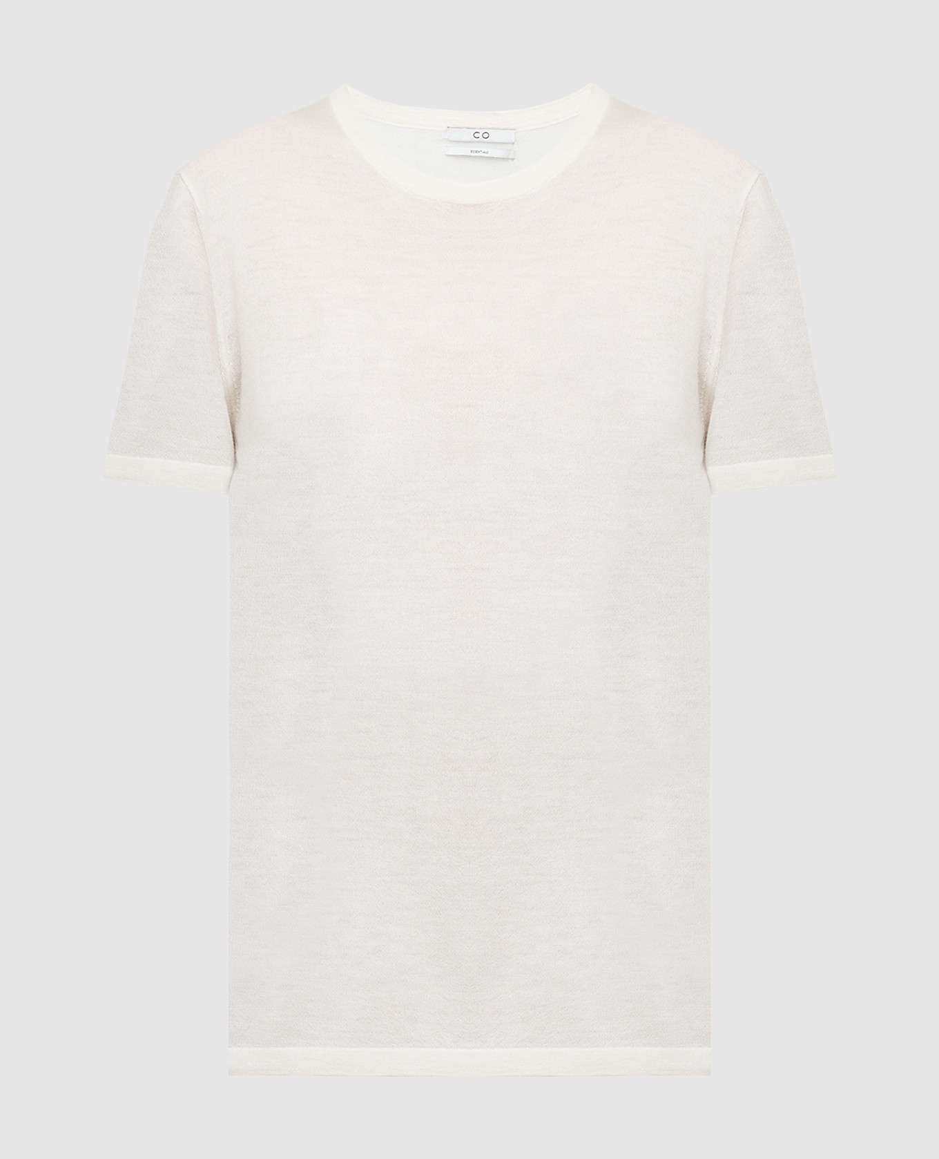 

Light beige cashmere T-shirt CO, Бежевый
