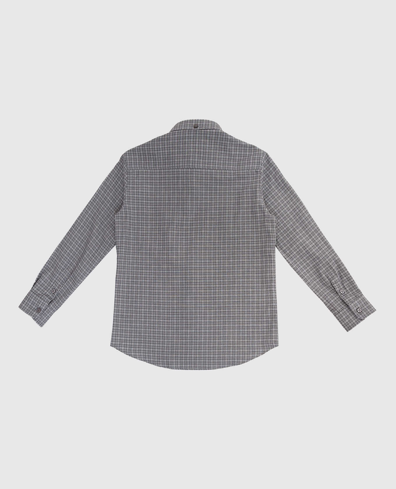 

Children's checkered shirt Stefano Ricci, Grey
