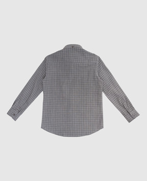 Stefano Ricci Children's checkered shirt YUC6400030LJ1603