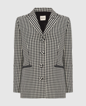 Khaite Joan plaid jacket 6035127W127