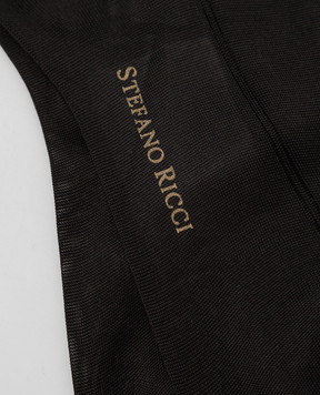 Stefano Ricci Black silk socks C013UN0005C013UN