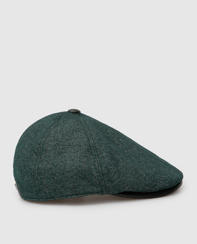 Stefano Ricci Children's cap with leather inserts YVF2019PWCT800
