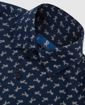 Stefano Ricci Children's printed silk shirt YC003203NG500
